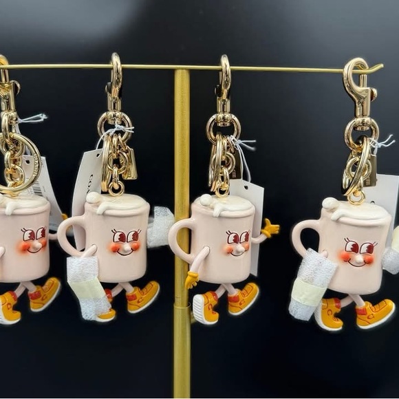 Coach Handbags - ☕️Coach Keychain coffe ☕️